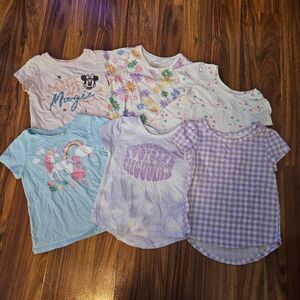 Disney, Cat & Jack and Garanimals Tee Bundle Toddler Size 3T
